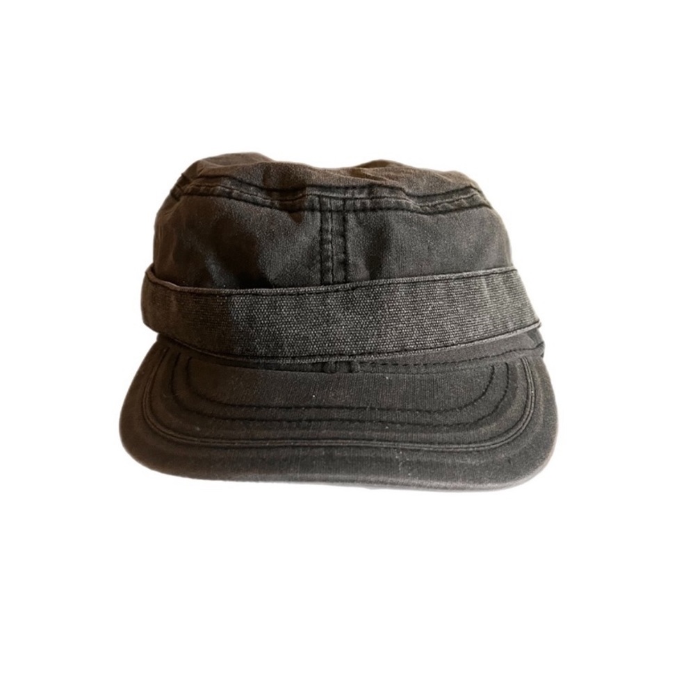 Converse Vintage looking Grey flat top baseball cap